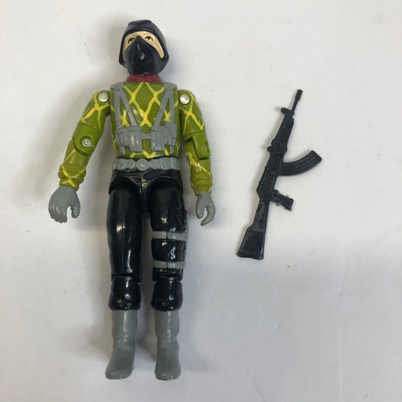 GI Joe Cobra Python Trooper Action Figure 1989 With File Card & Weapon - Picture 4 of 15